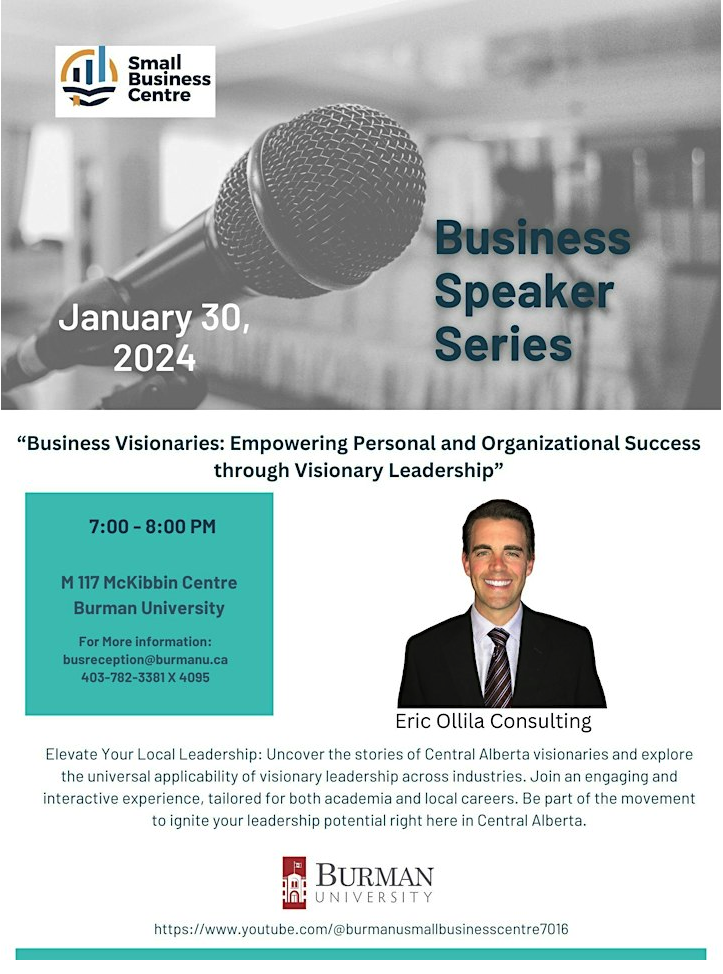 Unlock Your Leadership Potential - Join the Visionary Leadership Seminar on Jan 30th